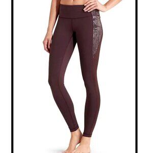 ATHLETA Revelation Splits Tights in Regal Plum Size Medium